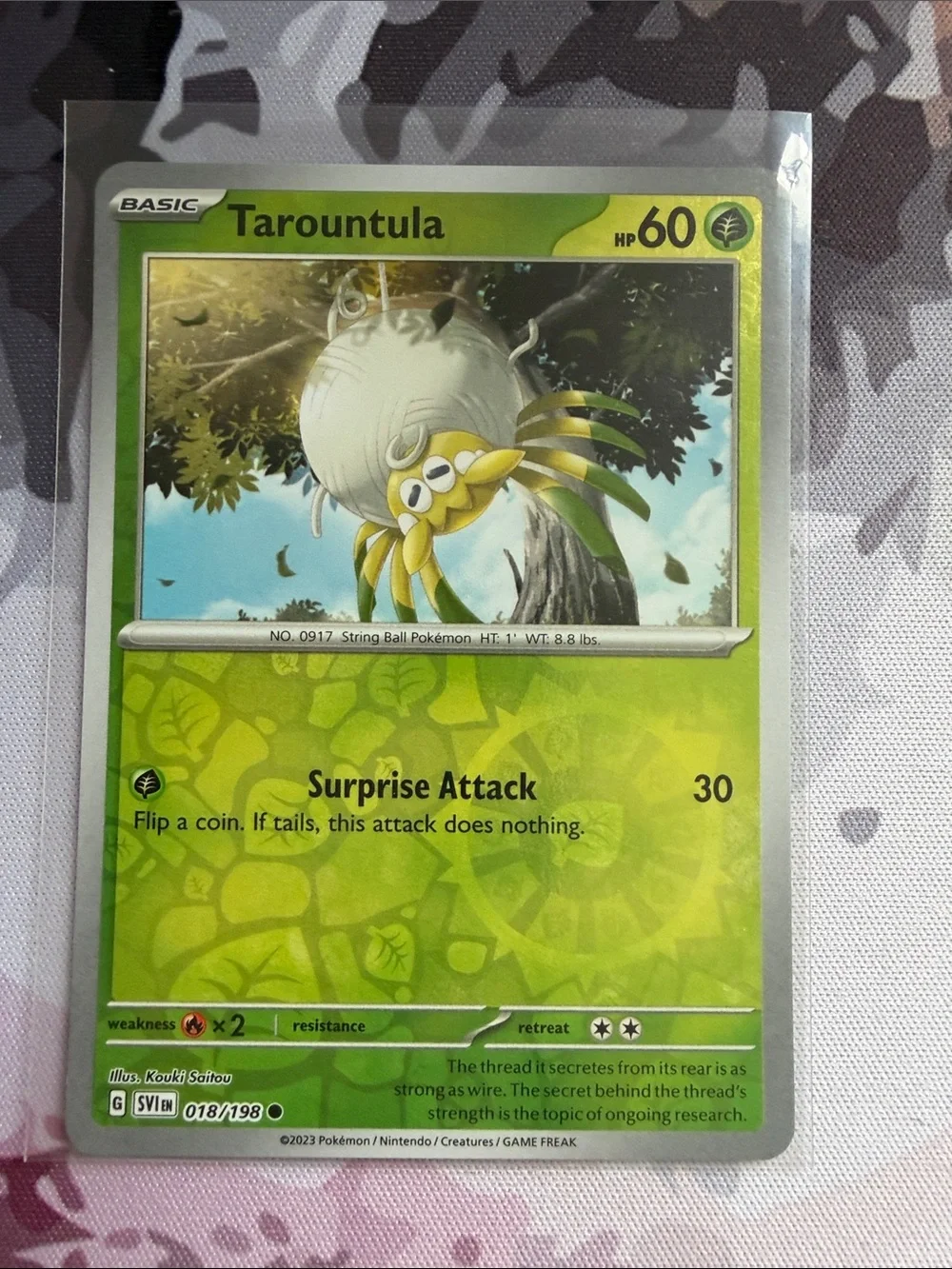 Tarountula Pokémon Card Lot 🕷️ | Reverse Holo 2 Cards ✨5/$25✨